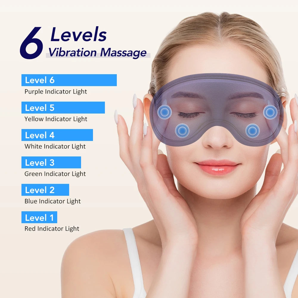 Massaging and Heating Sleeping Mask