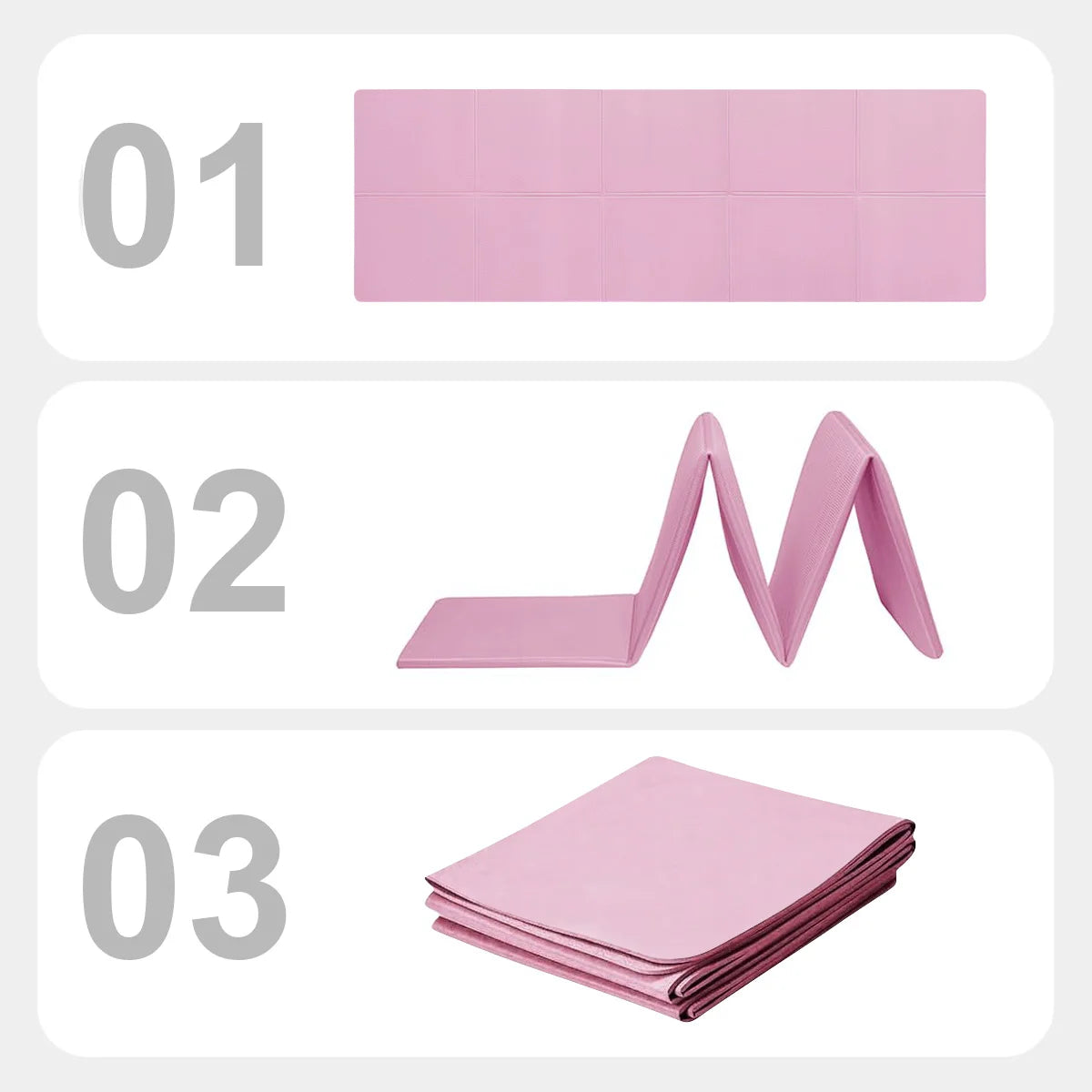 Yoga Pilates Fitness Mat for Home Floor Workouts