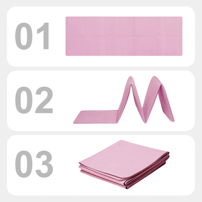 Yoga Pilates Fitness Mat for Home Floor Workouts