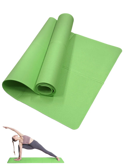 Yoga Pilates Fitness Mat for Home Floor Workouts