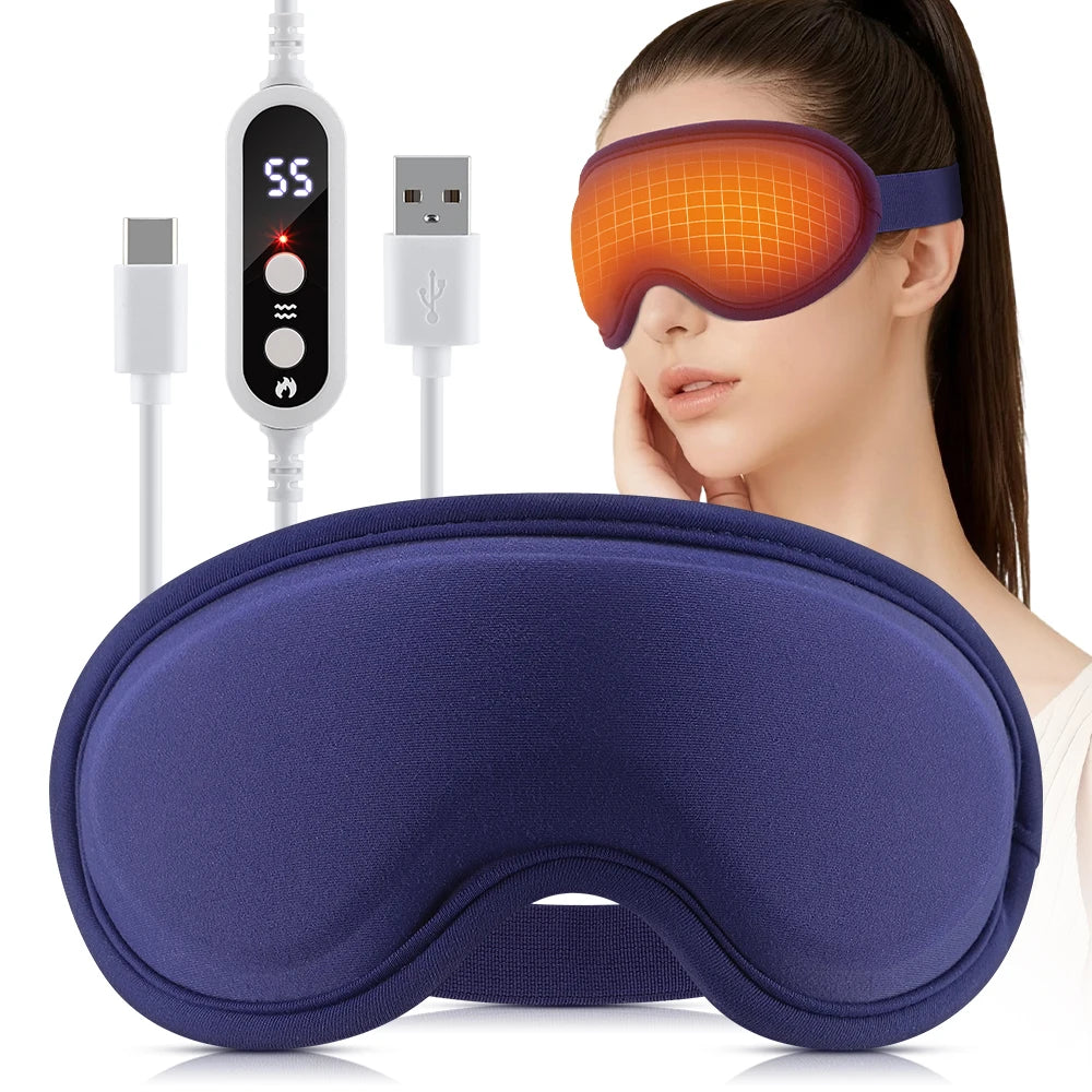 Massaging and Heating Sleeping Mask