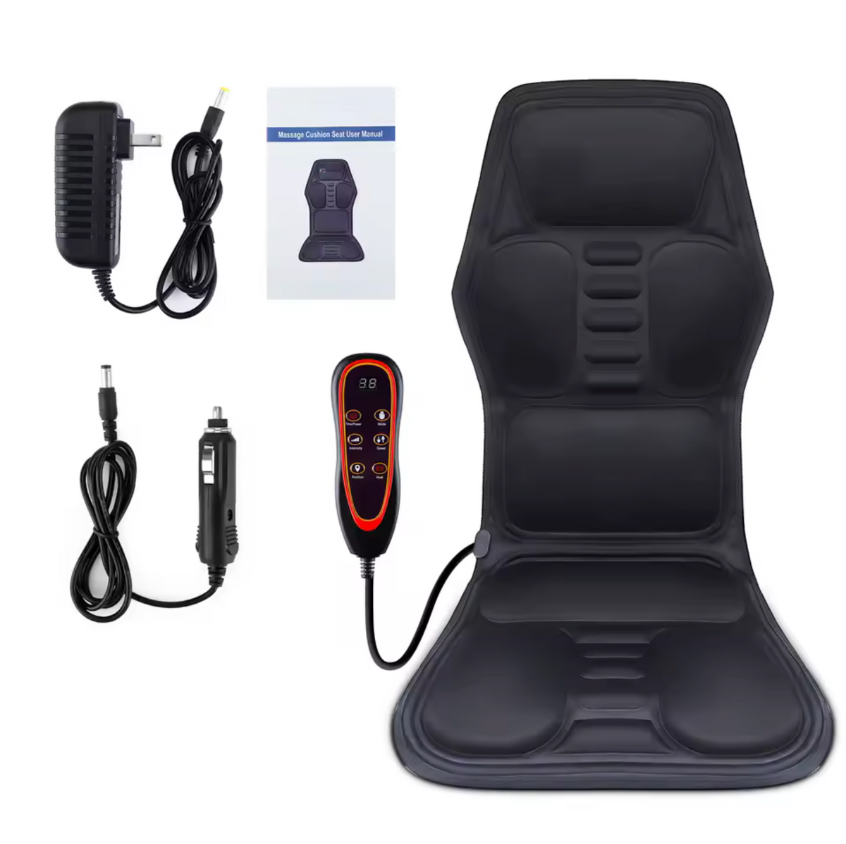 Excelit Heated Massage Seat Cushion